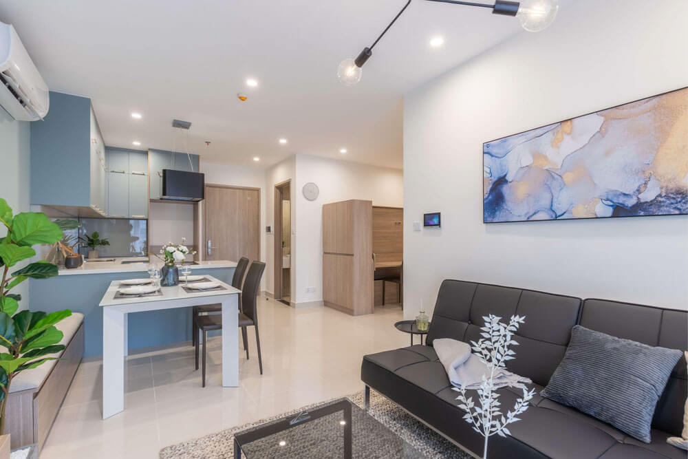 Căn hộ 1 phòng ngủ nhỏ 60m2